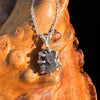Campo Del Cielo Meteorite Pendant Sterling #7330-Moldavite Life
