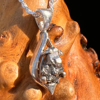 Campo Del Cielo Meteorite Pendant Sterling #7340-Moldavite Life