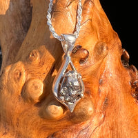 Campo Del Cielo Meteorite Pendant Sterling #7340-Moldavite Life