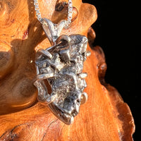 Campo Del Cielo Meteorite Pendant Sterling #7351-Moldavite Life