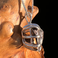 Campo Del Cielo Meteorite Pendant Sterling #7352-Moldavite Life