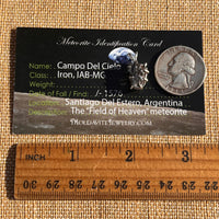 Campo Del Cielo Meteorite Pendant Sterling #7355-Moldavite Life