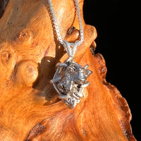 Campo Del Cielo Meteorite Pendant Sterling #7357-Moldavite Life