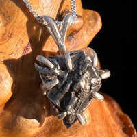 Campo Del Cielo Meteorite Pendant Sterling #7368-Moldavite Life