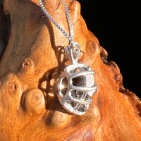 Campo Del Cielo Meteorite Pendant Sterling #7373-Moldavite Life