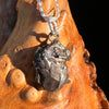 Campo Del Cielo Meteorite Pendant Sterling #7380-Moldavite Life