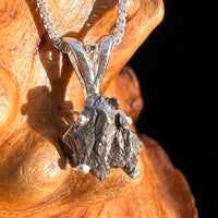 Campo Del Cielo Meteorite Pendant Sterling #7716-Moldavite Life