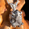 Campo Del Cielo Meteorite Pendant Sterling #7727-Moldavite Life