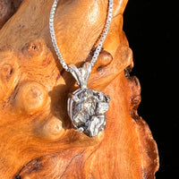 Campo Del Cielo Meteorite Pendant Sterling #7728-Moldavite Life