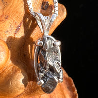 Campo Del Cielo Meteorite Pendant Sterling #7729-Moldavite Life