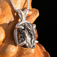 Campo Del Cielo Meteorite Pendant Sterling #7735-Moldavite Life