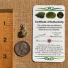 Cat's Eye Chrysoberyl & Moldavite Pendant Sterling #7557-Moldavite Life
