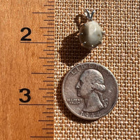 Cat's Eye Chrysoberyl Pendant Sterling #7787-Moldavite Life