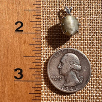 Cat's Eye Chrysoberyl Pendant Sterling #7789-Moldavite Life