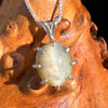 Cat's Eye Chrysoberyl Pendant Sterling #7789-Moldavite Life