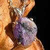 Charoite Necklace Sterling Silver #5632-Moldavite Life