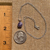 Charoite Necklace Sterling Silver #5640-Moldavite Life