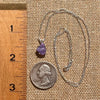 Charoite Necklace Sterling Silver #5641-Moldavite Life