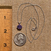 Charoite Necklace Sterling Silver #5643-Moldavite Life
