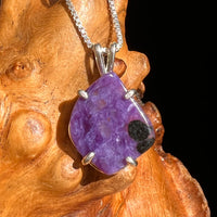 Charoite Pendant Sterling Silver #5655-Moldavite Life