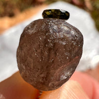 Colombianite, Indochinite, & Moldavite Pendulum #11-Moldavite Life
