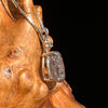 Colombianite & Moldavite Necklace Sterling Silver #5169-Moldavite Life