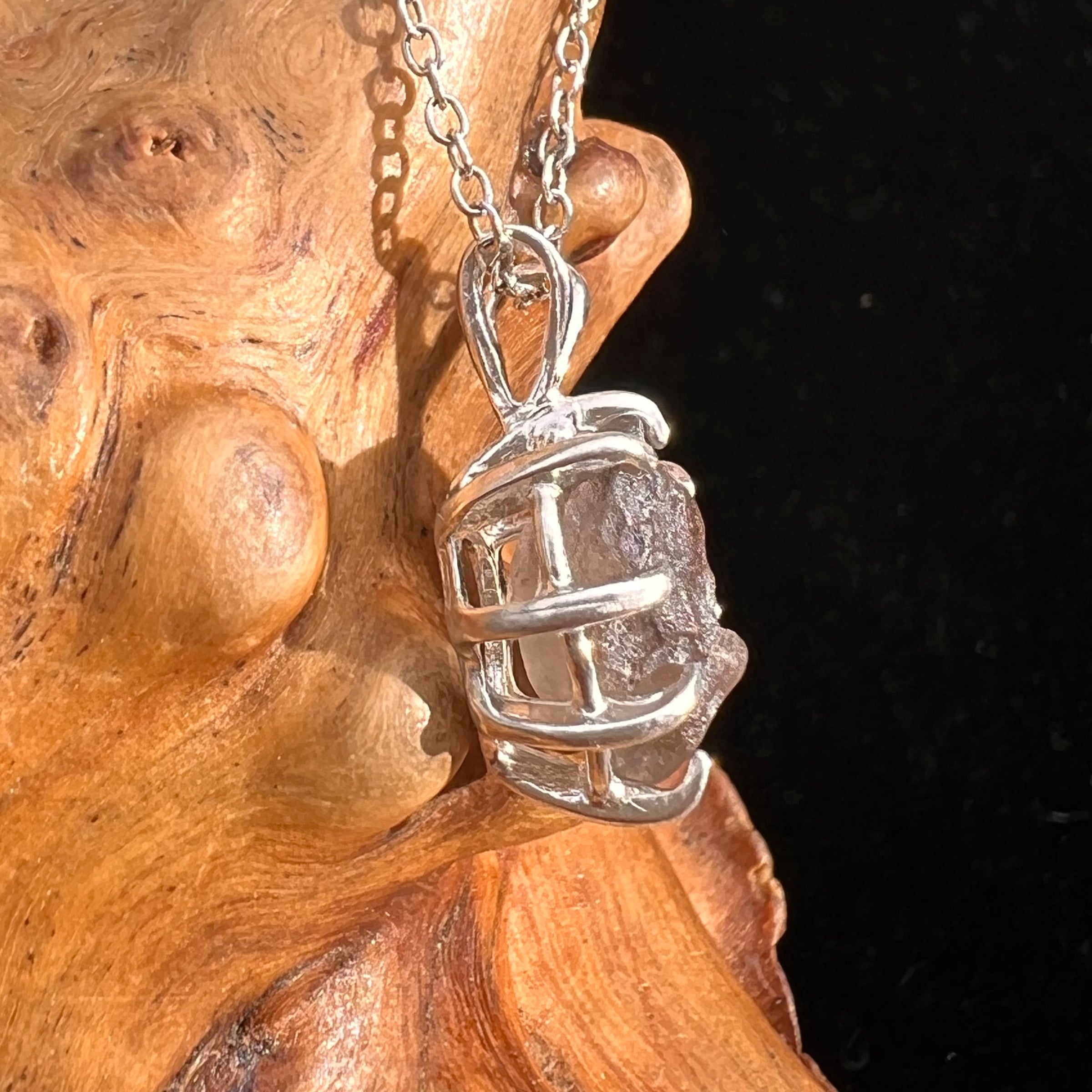 Colombianite Pendant Sterling Silver #7124-Moldavite Life