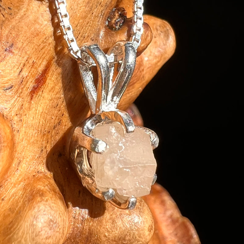 Colorado Phenakite Crystal Pendant Sterling #7082-Moldavite Life