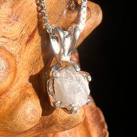 Colorado Phenakite Crystal Pendant Sterling #7087-Moldavite Life