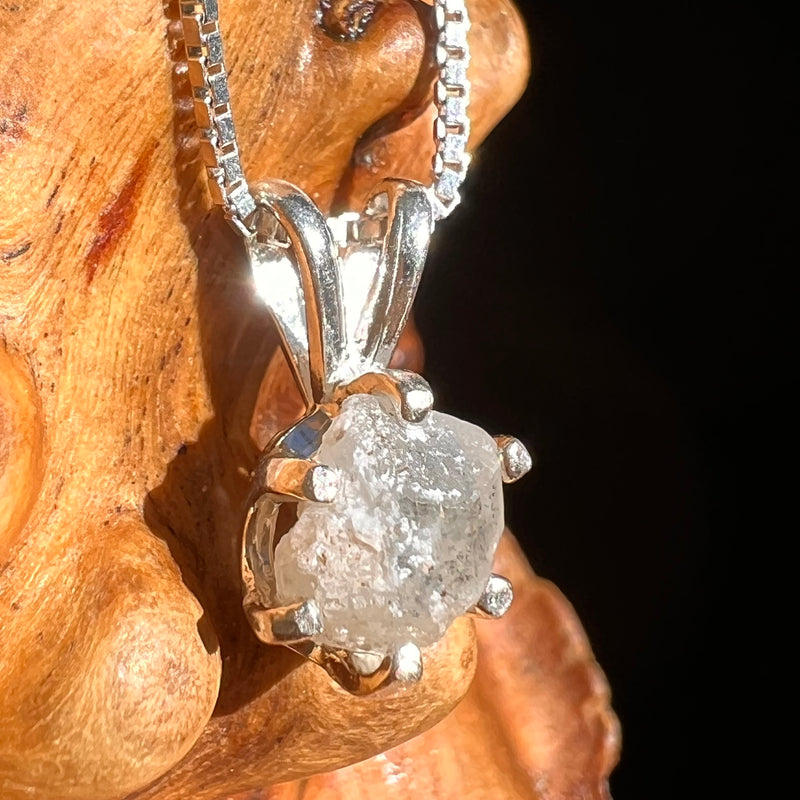 Colorado Phenakite Crystal Pendant Sterling #7088-Moldavite Life