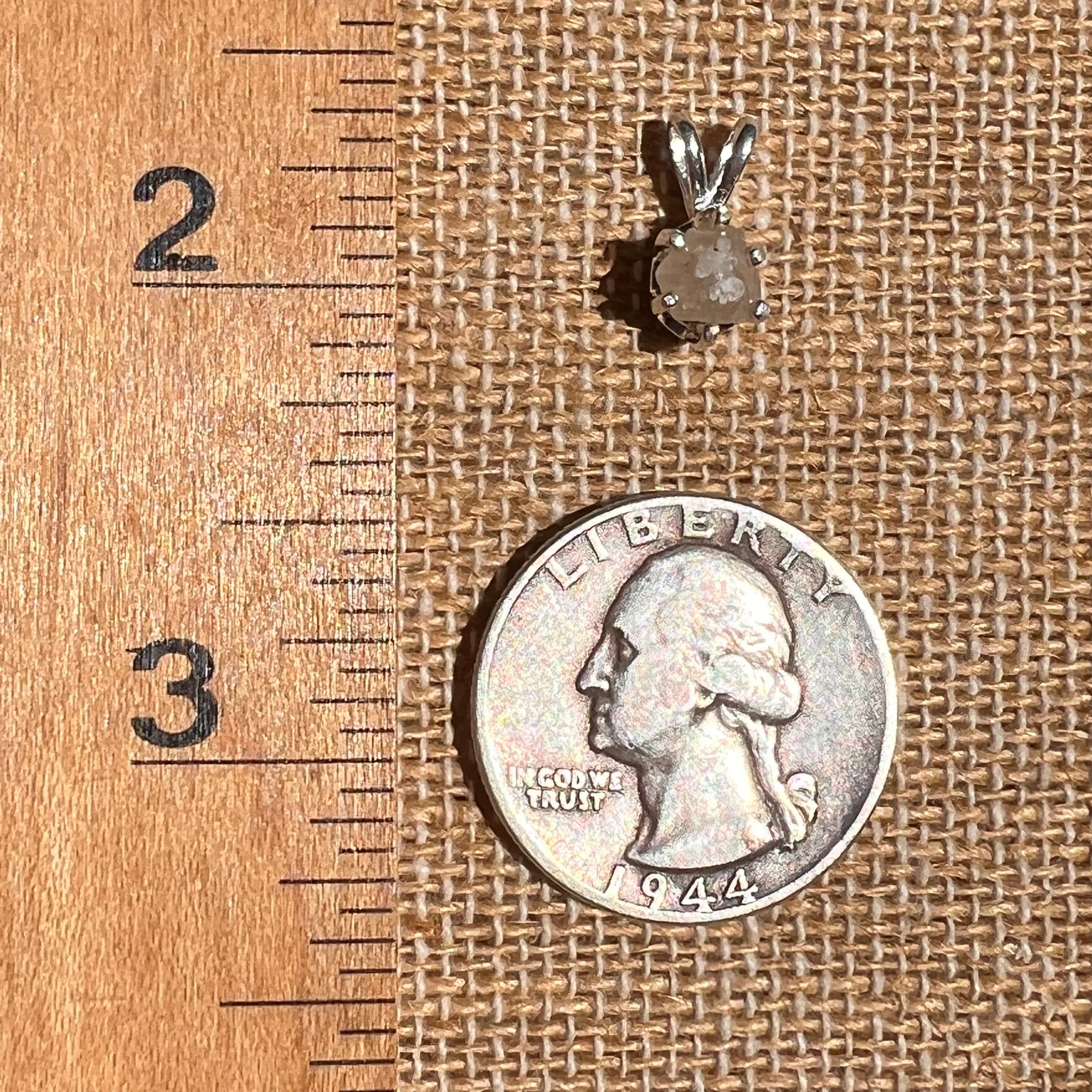 Colorado Phenakite Crystal Pendant Sterling #7090-Moldavite Life