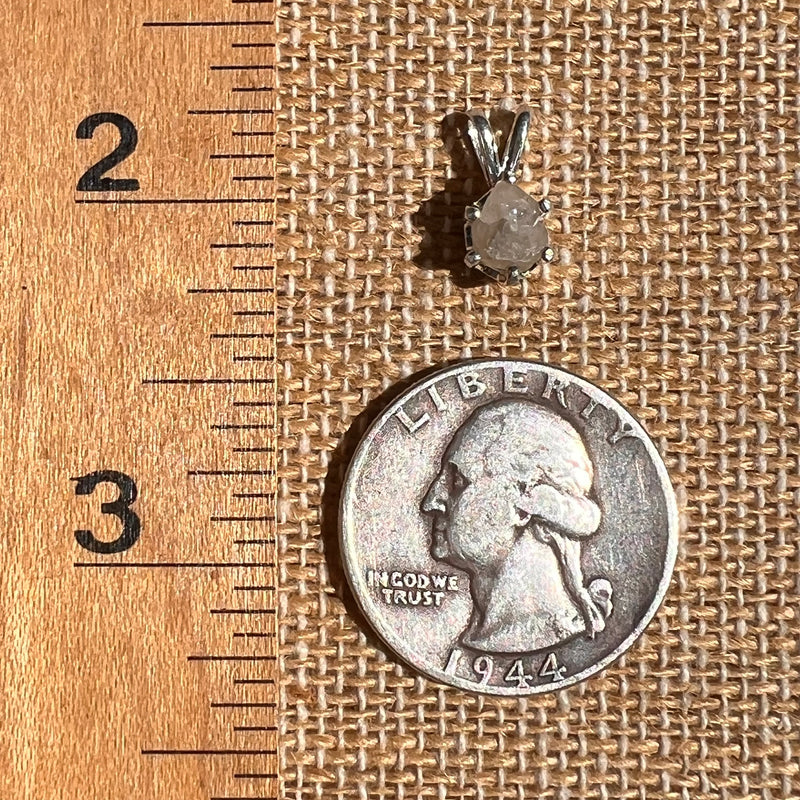 Colorado Phenakite Crystal Pendant Sterling #7091-Moldavite Life