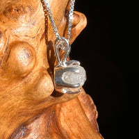 Colorado Phenakite Crystal Pendant Sterling #7093-Moldavite Life