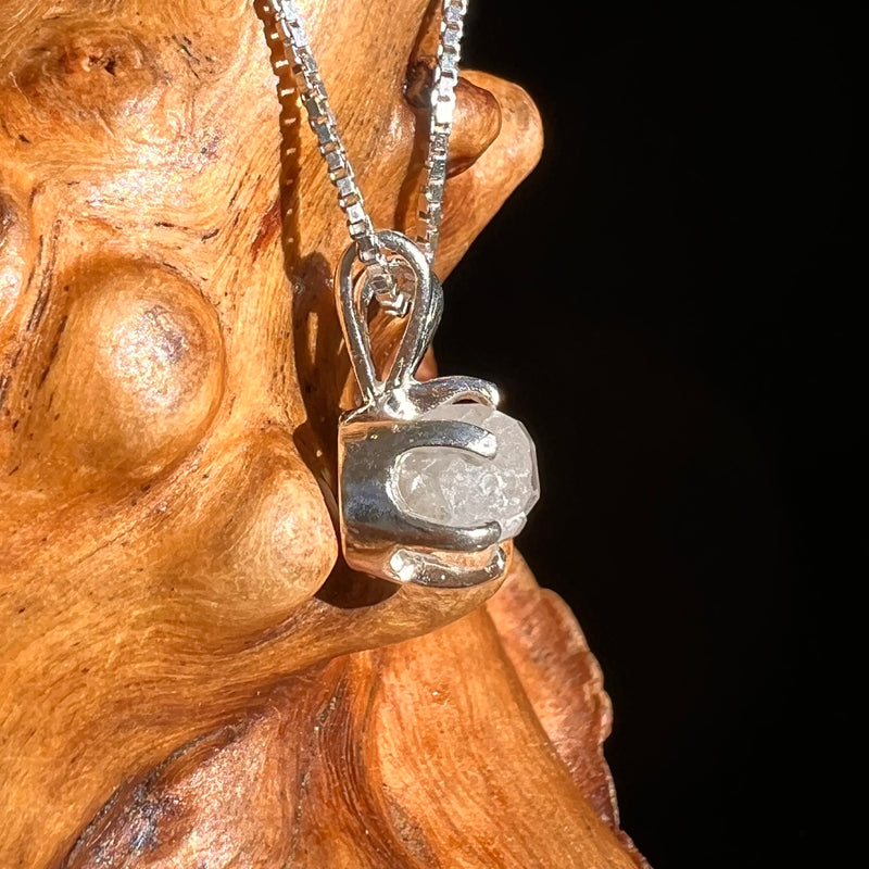 Colorado Phenakite Crystal Pendant Sterling #7093-Moldavite Life