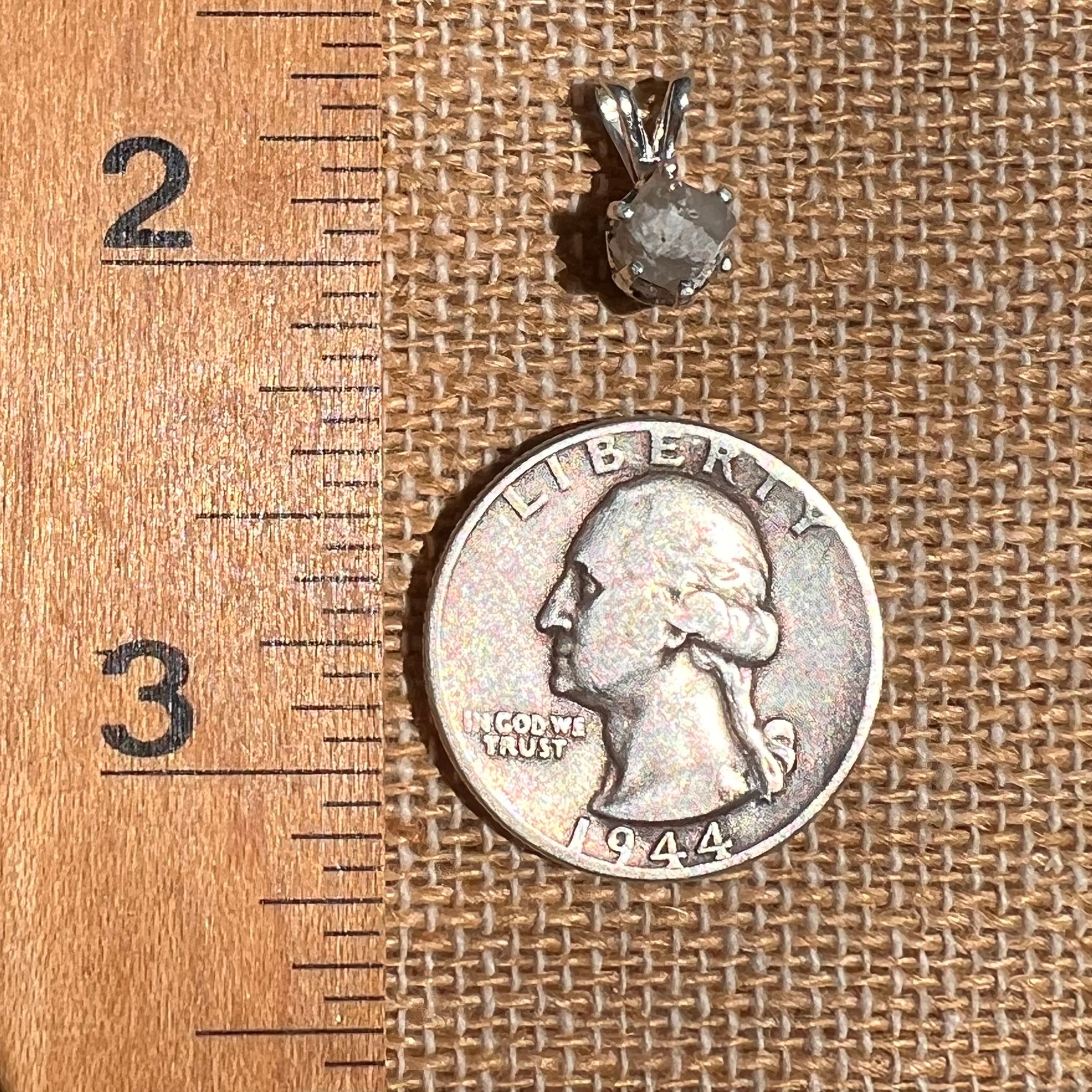 Colorado Phenakite Crystal Pendant Sterling #7094-Moldavite Life