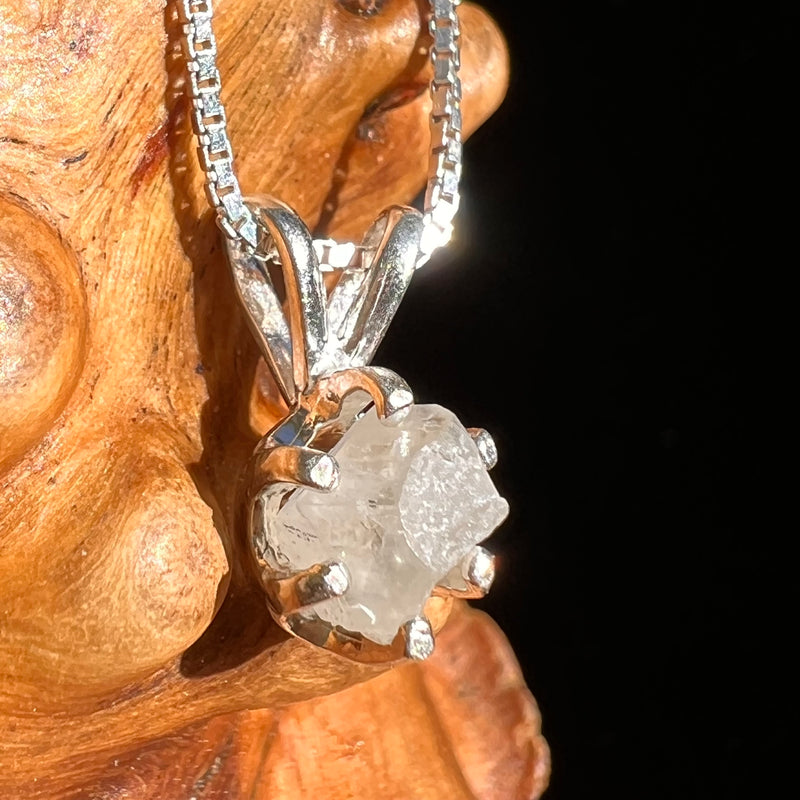 Colorado Phenakite Crystal Pendant Sterling #7095-Moldavite Life