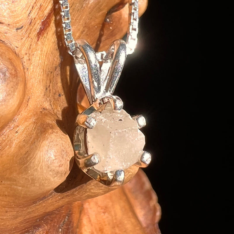 Colorado Phenakite Crystal Pendant Sterling #7096-Moldavite Life