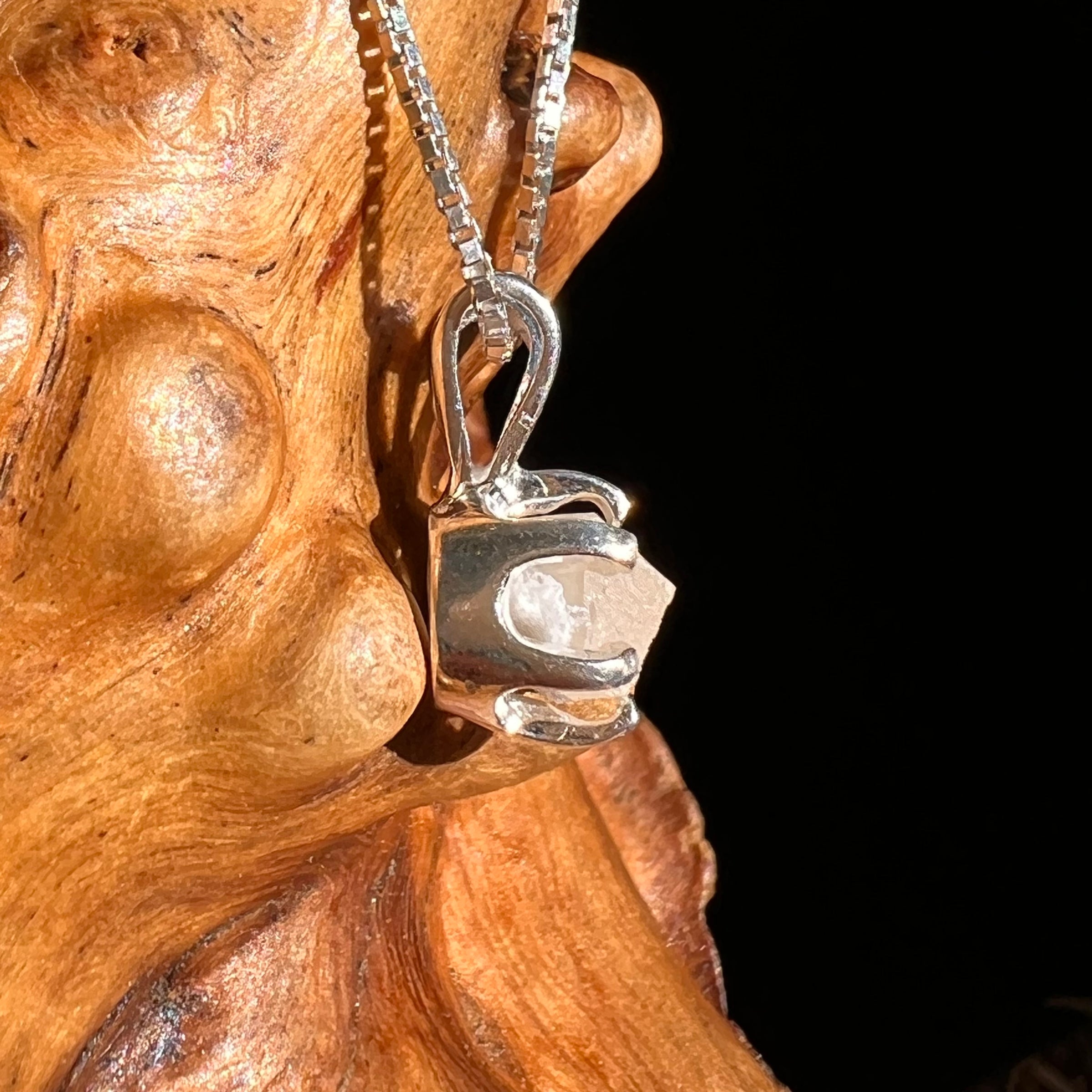 Colorado Phenakite Crystal Pendant Sterling #7096