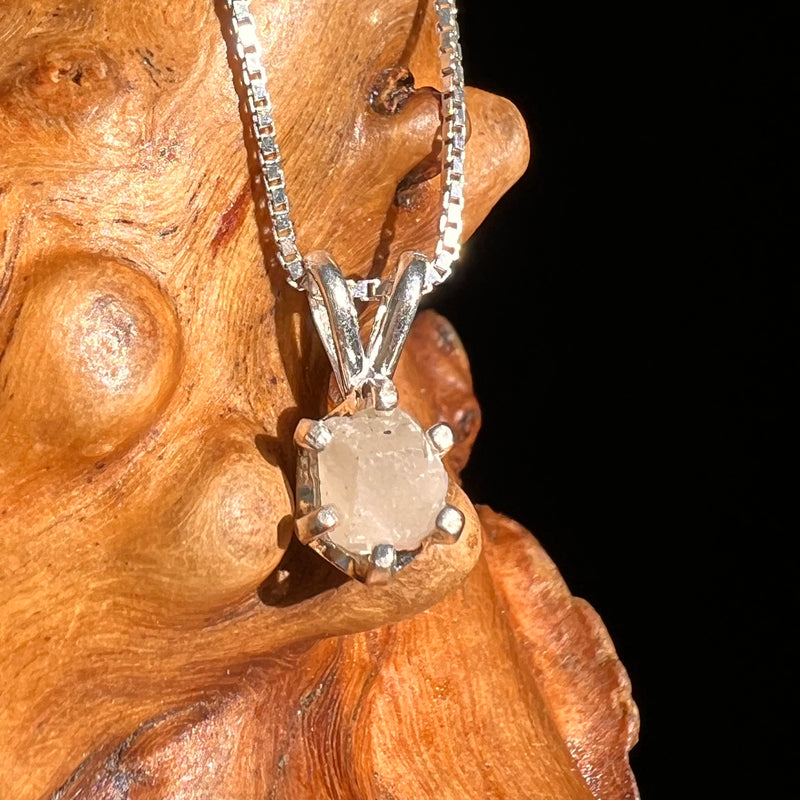 Colorado Phenakite Crystal Pendant Sterling #7096-Moldavite Life