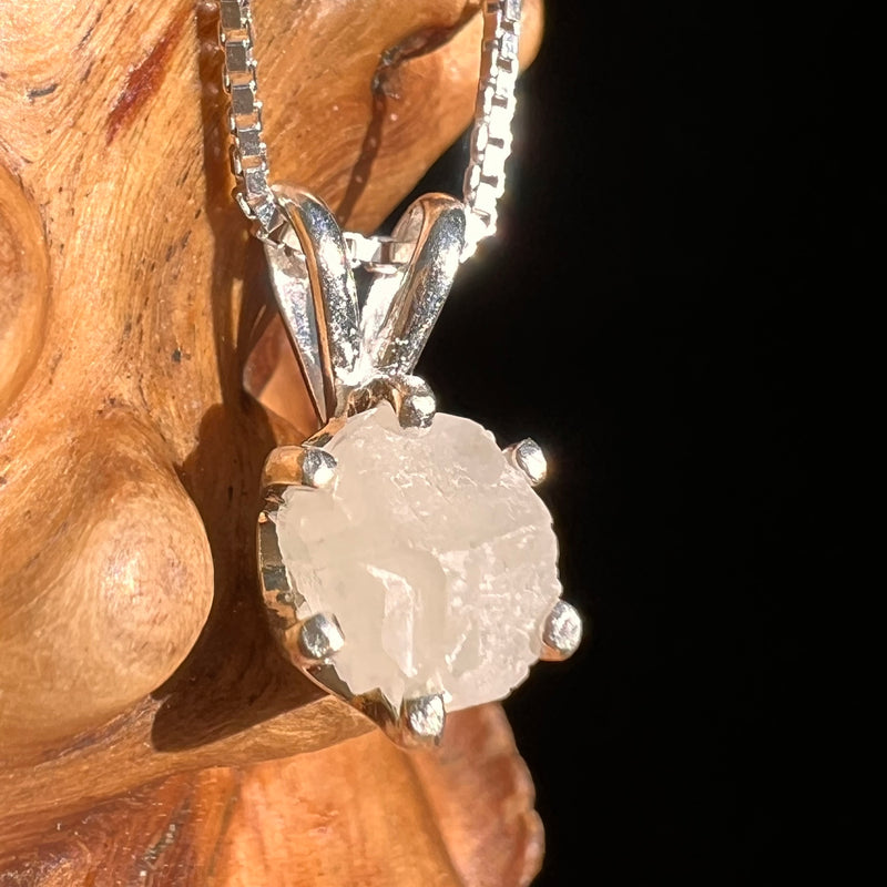 Colorado Phenakite Crystal Pendant Sterling #7097-Moldavite Life