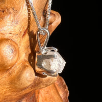 Colorado Phenakite Crystal Pendant Sterling #7098-Moldavite Life