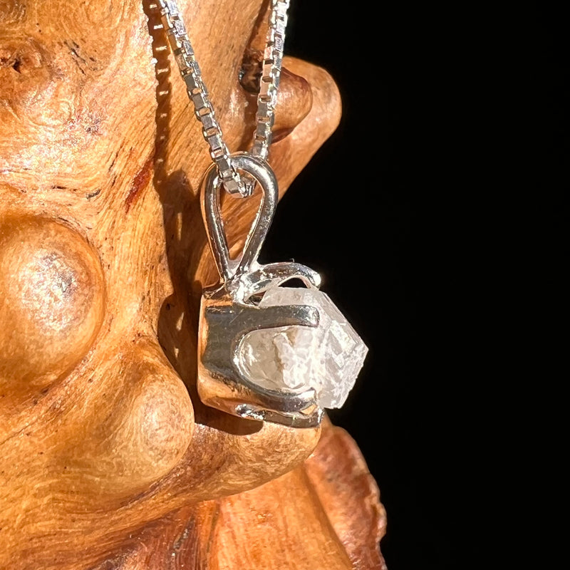 Colorado Phenakite Crystal Pendant Sterling #7098-Moldavite Life