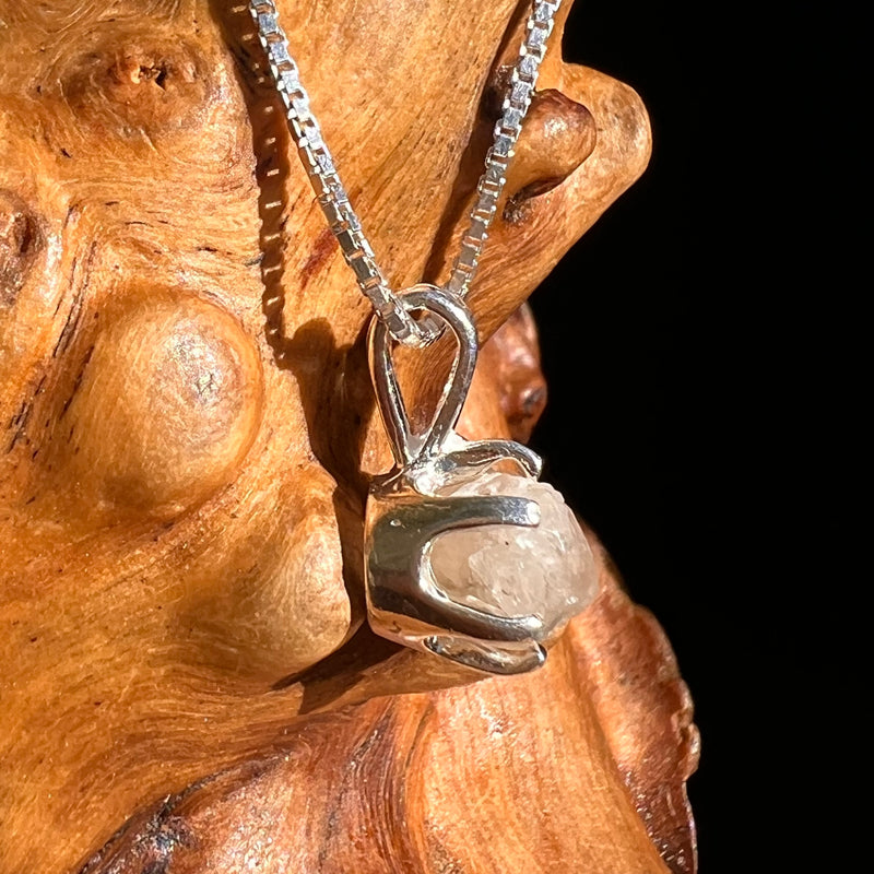 Colorado Phenakite Crystal Pendant Sterling #7103-Moldavite Life