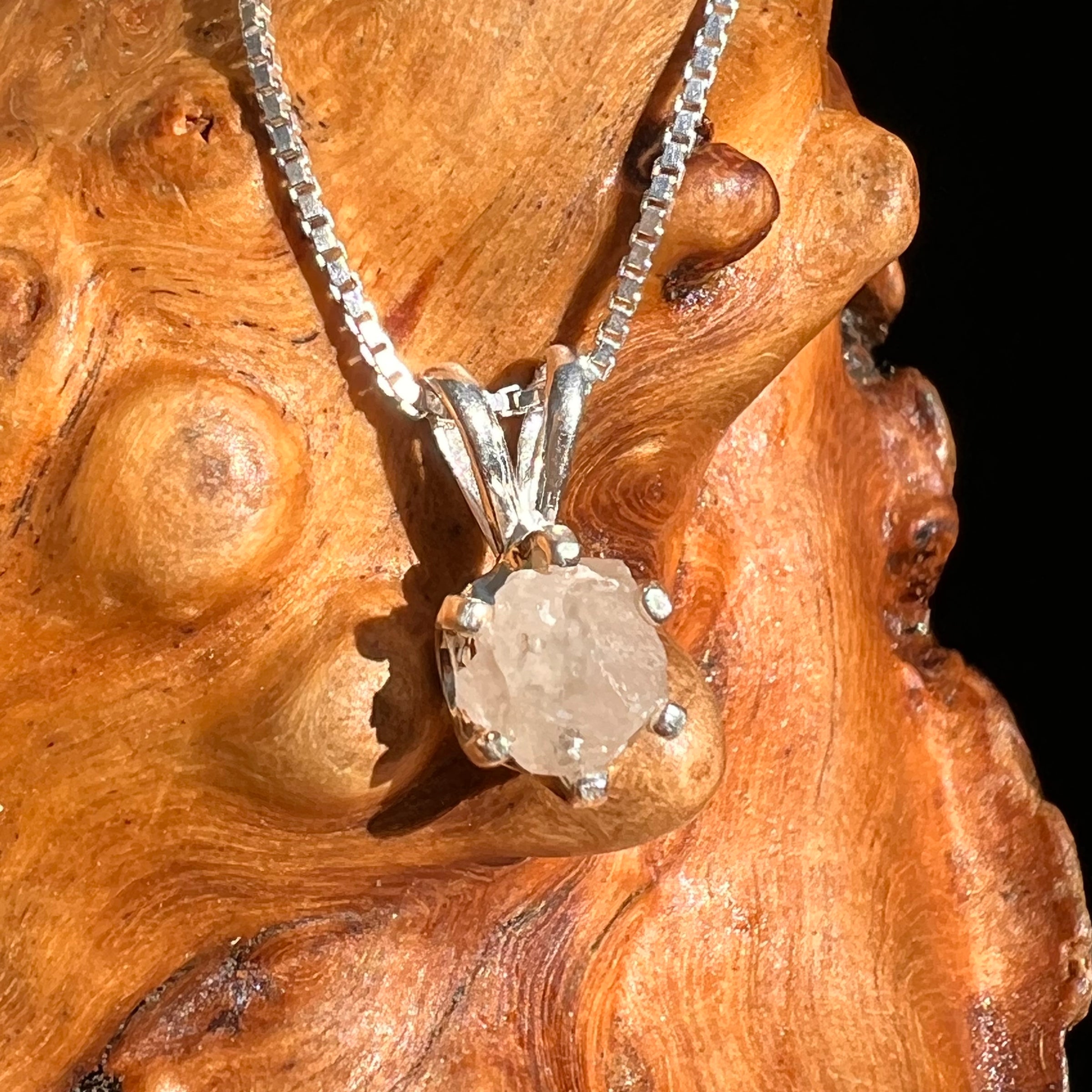 Colorado Phenakite Crystal Pendant Sterling #7103-Moldavite Life