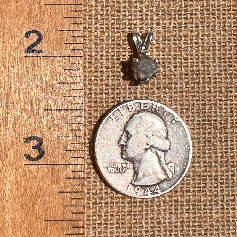 Colorado Phenakite Crystal Pendant Sterling #7104-Moldavite Life