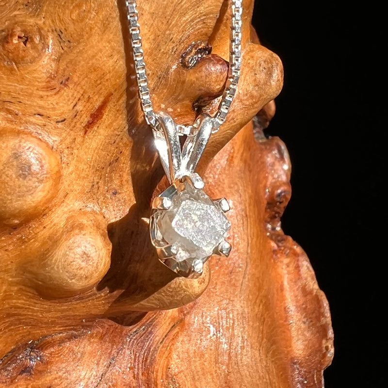 Colorado Phenakite Crystal Pendant Sterling #7104-Moldavite Life