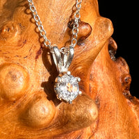 Danburite Necklace Sterling Silver #8812-Moldavite Life