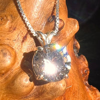 Danburite Necklace Sterling Silver #8815-Moldavite Life