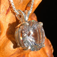 Danburite Necklace Sterling Silver #8815-Moldavite Life