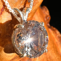 Danburite Necklace Sterling Silver #8815-Moldavite Life